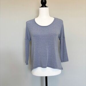 See You Monday Women's Size XS Long Sleeve Top Oversized Loungewear Relaxed Fit